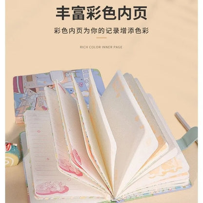 A6 notebook diary calendar office notebook 64k student portable notebook school stationery supplies student writing