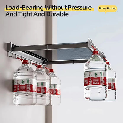 Balcony Drying Racks Retractable Drying Net Foldable Multifunctional Stainless Steel Sock Wall Shelf Bathroom Portable Organizer