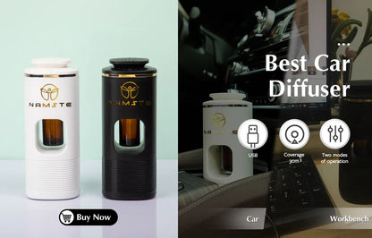 NAMSTE Car Aroma Diffuser Smart  Car Fragrance Spray Cars Odor Eliminator Air Fresheners car Aromatherapy Diffuser Essential Oil