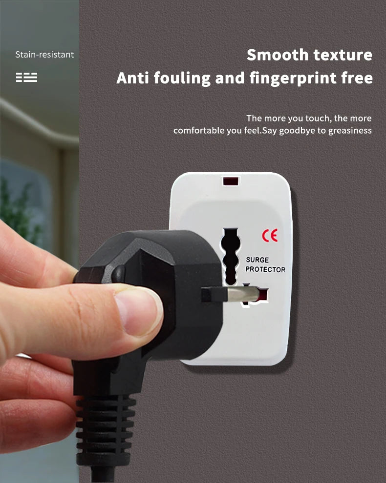 Universal Travel Adapter With 2 USB Ports Power Charger Adapter Outlet Converter Socket Plug Adaptor Connector EU UK US AU