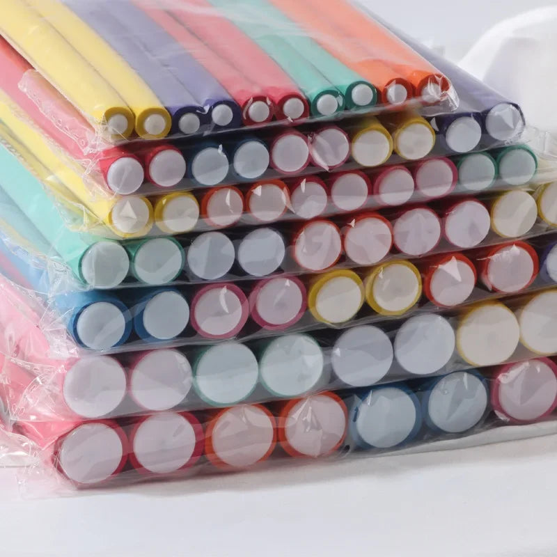 10 Pcs/Set Hair Curler Flexblei Hair Curing Rod Magic Air Hair Roller Curling Sticks Soft Foam Twist Rods Hairs DIY Styling Tool