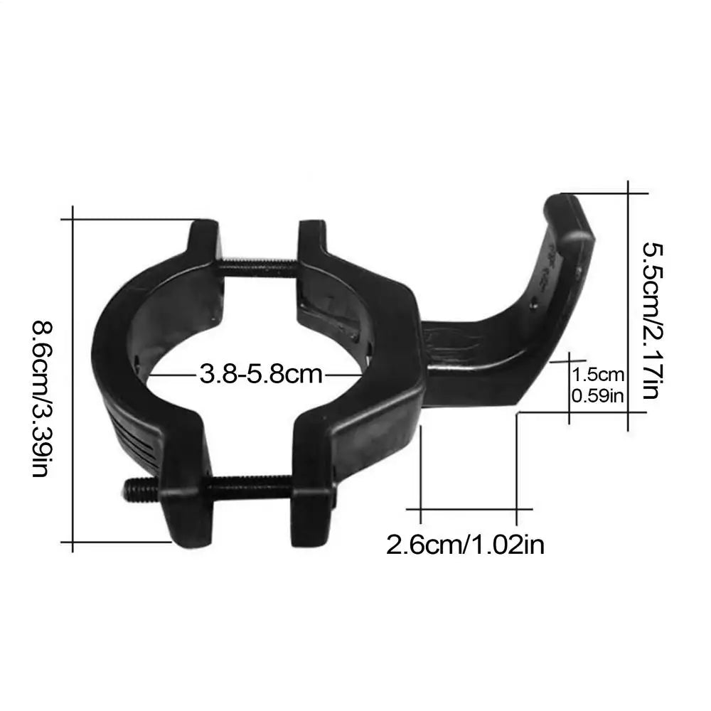 Bicycle Front Hanging Hook Free Punch Sturdy Tube Storage Hook Holder Rack Hanger for Electric Scooter Bike Motorcycle