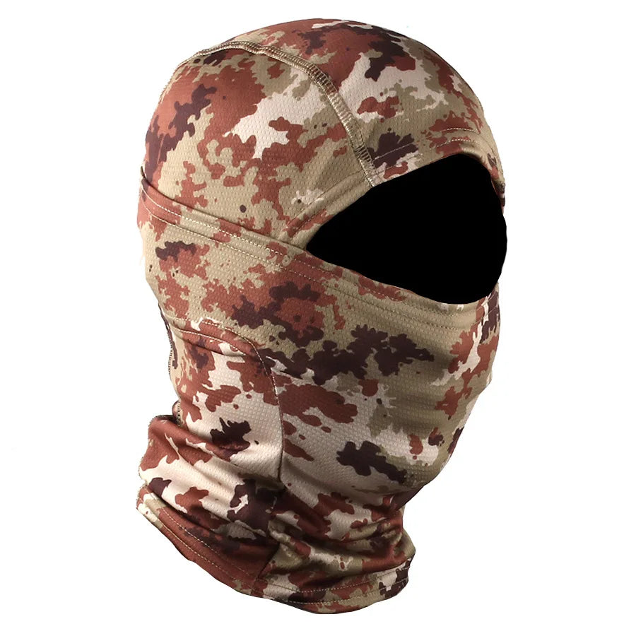 Tactical Balaclava Men Cycling Motorcycle Bike Full Face Mask Bandana Army Hunting Hiking Neck Scarf Multicam Men Cap