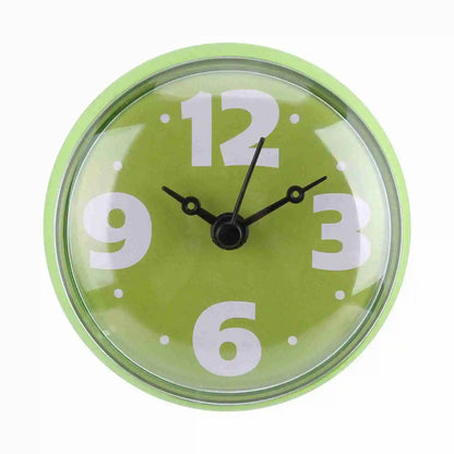 Bathroom Clock Shower Clock Waterproof Suction Wall Window Mirror Bath Shower Clock Bathroom Accessories Waterproof Clock