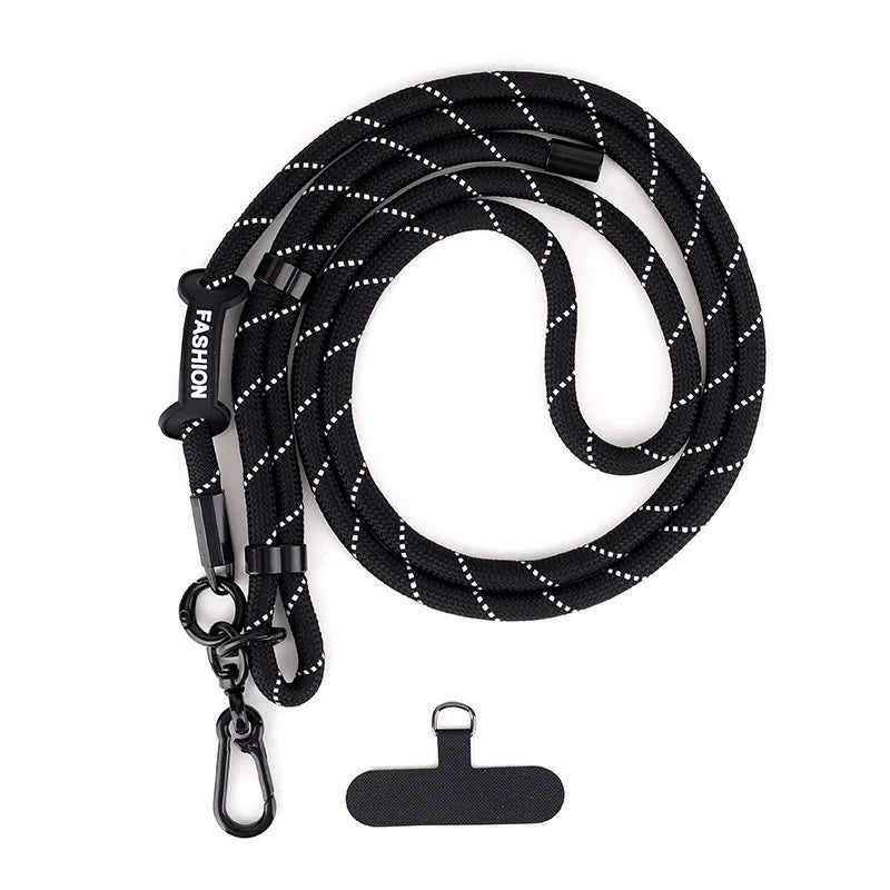 Adjustable Mobile Phone Strap Lanyard Crossbody Phone Lanyards Neck Rope with Patch for iPhone Cell Phone Hanging Cord Strap
