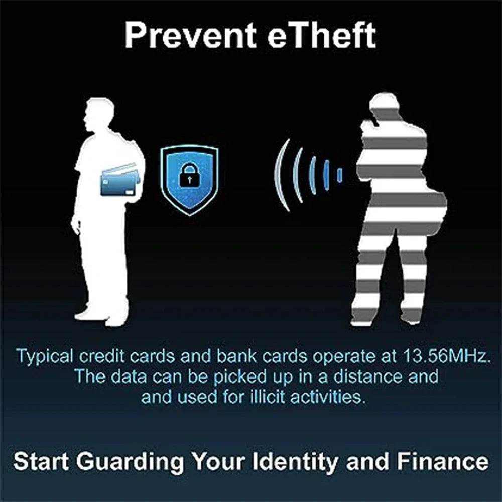 RFID Blocking Card NFC Signal Blocking Security Debit Credit Card Passport Protector Blocker Set Smart Key Tag Token