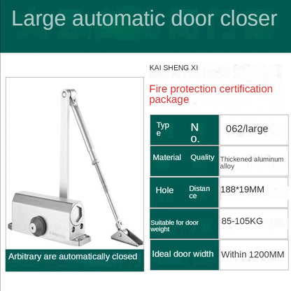 Door closer home push-pull unit door door close artifact fireproof anti-theft door hydraulic automatic buffer silent door closer