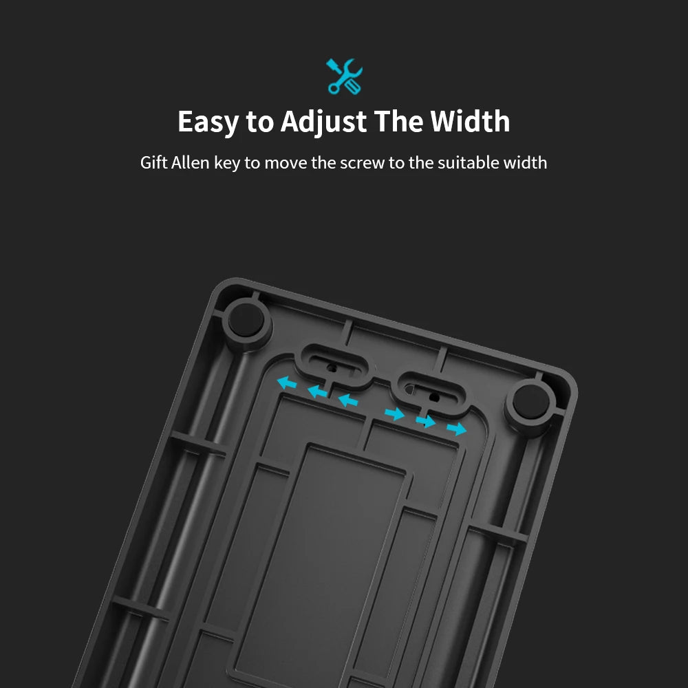 Vertical Laptop Stand Plastic Portable Macbook/Tablet/Phone Holder Adjustable Desktop Notebook Dock Space Save Accessory-Vaydeer