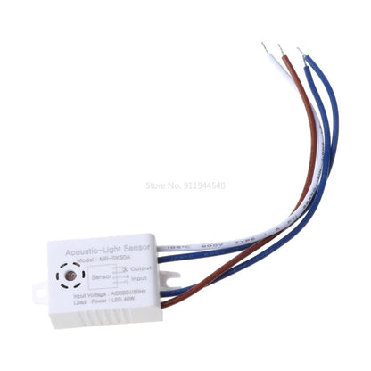 220V Sound Sensor Light Control Home Improvement Smart Switches Module Detector Intelligent Auto On Off Light Switch Accessories