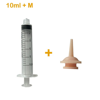 Pet Feeding Nipple for Kitten and Puppy Newborn Cat Silicone Feeding Pacifier with Syringes for Mini Pet Small Dog Milk Feeding