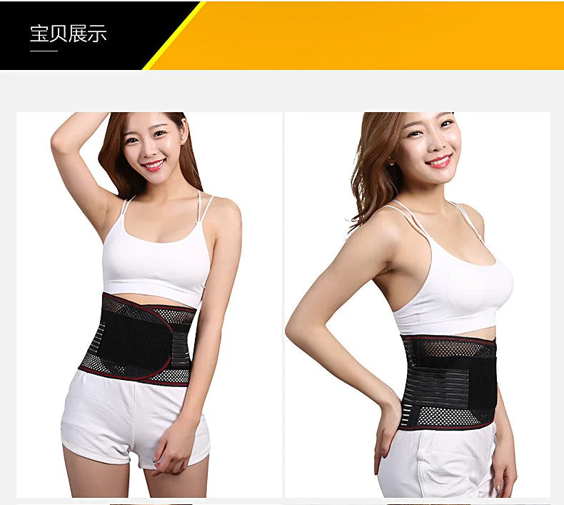 Lumbar Support Back Brace for Lower Back Pain,Back Brace for Men and Women,Back Support Belt with Dual Adjustable Straps