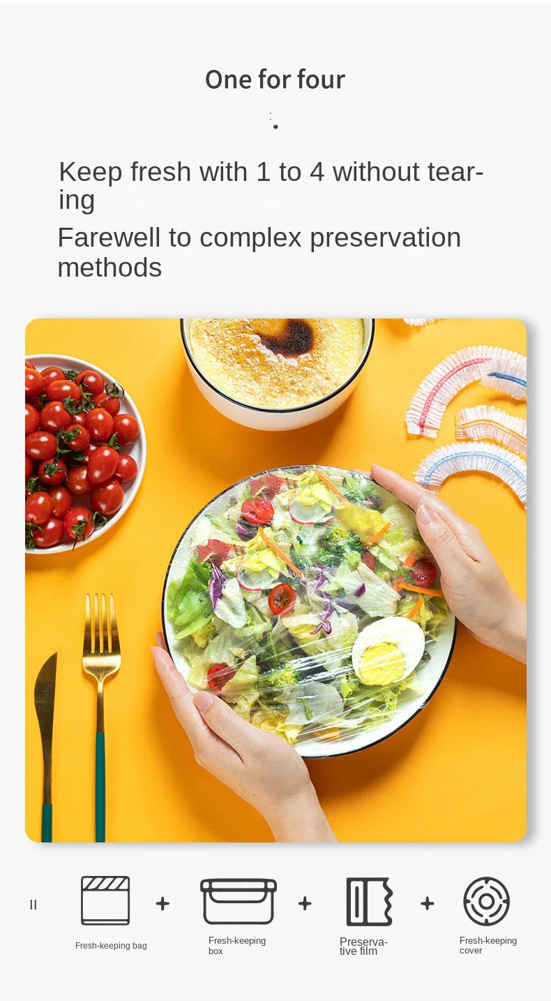 Reusable Food Wrap Storage Covers Bags For Bowl Elastic Plate Silicone Lid Cover Kitchen Fruit Plastic Fresh-Keeping Seal