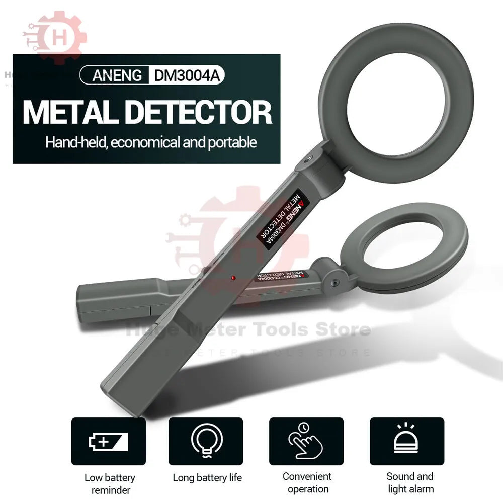 Metal Detector DM3004A Waterproof Handheld Alarm High Sensitivity Metal Scanner Security Checker Pinpointer Metal Detect Tool