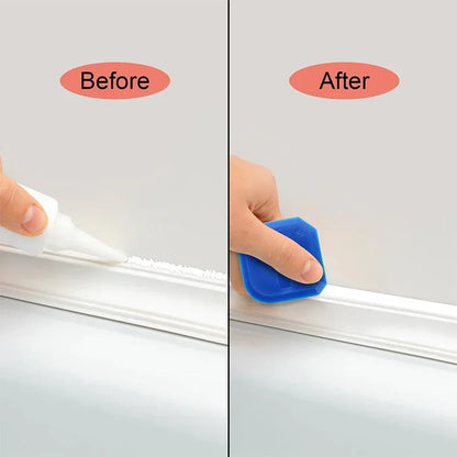 Caulking 4-piece Set of Silicone Sealant Finishing Tools with Smooth Joints, Suitable for Bathrooms and Kitchens, Caulking Tools