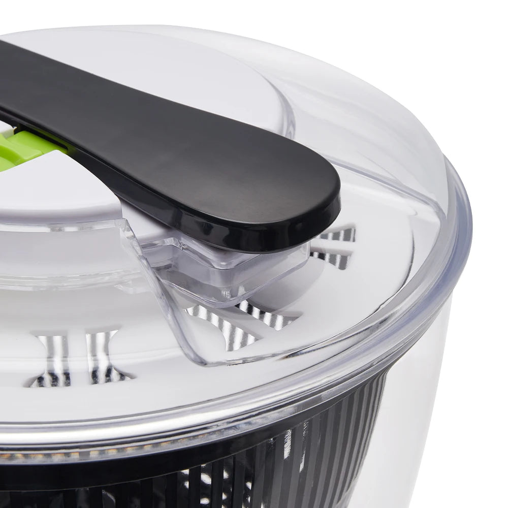 【Lifeideas】5L Salad Spinner Large Salad Sowl With Lid One-handed Easy Press Salad Spinner Washer Dryer Drainer Mixer