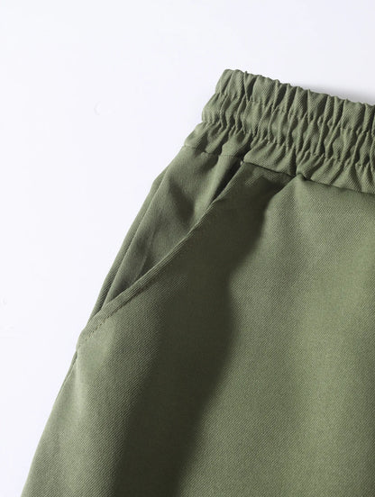 Joggers' Sports Pants, Men's Pants, Track And Field Sports Casual Solid-color Patchwork Pants, Slightly Elastic Trendy Pants