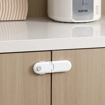 FaSoLa Adhesive Straps Locks Baby Proofing Cabinet Latches for Drawers Fridge Door Oven Window No Drilling Safety Lock