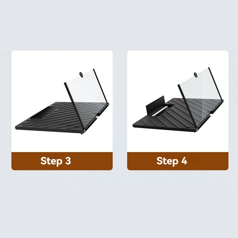 Y17A 20 Inch Screen Magnifier 3D HD Phone Magnification Projector Screen Magnification Compatible With All Smartphones