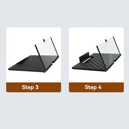Y17A 20 Inch Screen Magnifier 3D HD Phone Magnification Projector Screen Magnification Compatible With All Smartphones