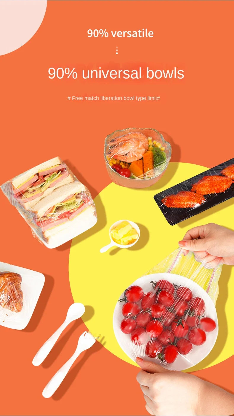 Reusable Food Wrap Storage Covers Bags For Bowl Elastic Plate Silicone Lid Cover Kitchen Fruit Plastic Fresh-Keeping Seal