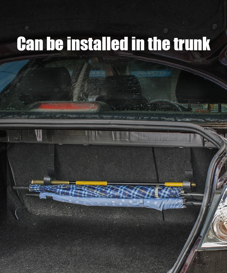 2pcs Car Back Seat Hook Multi-function Rear Seat Headrest Hanging Hook Umbrella Holder Seat Back Storage Interior Organizer