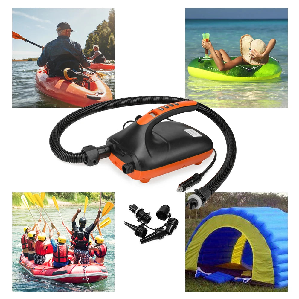 Air Pump Electric Air Pump 16PSI Single Stage Portable Air Pump with Nozzles Inflatable Pump Double Stage Electric Air Pump