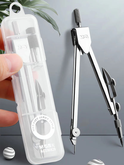 M&G Simple Compasses Set Student Drawing Compasses Exam Compasses Starting School Stationery for Student Exams