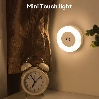 Energy Saving LED Home Appliance Sensor Night Light Home-appliance USB Rechargeable Room Decor Magnetic Wall Lamp Lighting