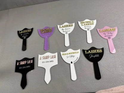 Lash Artist Social Media Face Prop  Personalised  Aesthetics Sign  Lash Sign  Salon Decor