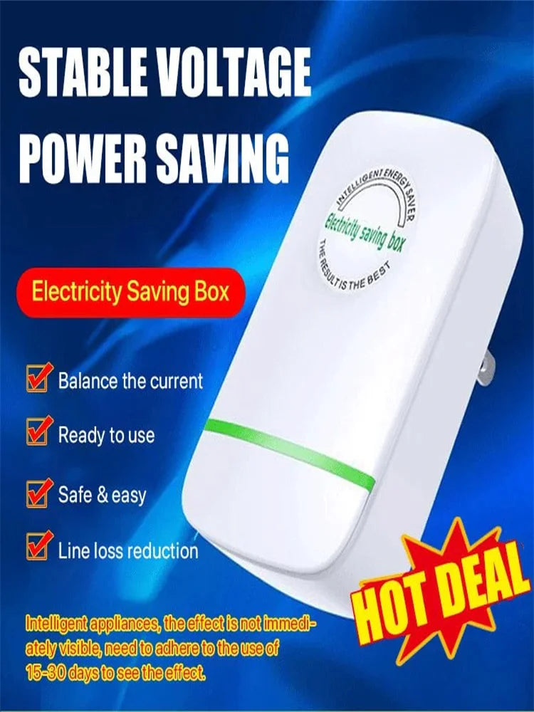 Power Save Electric Energy Saver Household Electricity Saving Box EU/US/UK/AU Plug Household Appliances Stable and Energy-saving