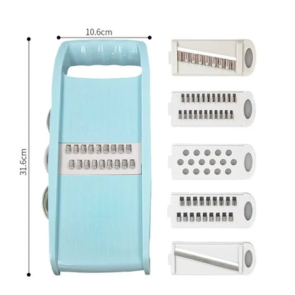 5 in1 Vegetable Fruit Slicer Multifunctional Manual Food Grater Cutter Potato Household Chopper Kitchen Veggie Dicer Gadgets