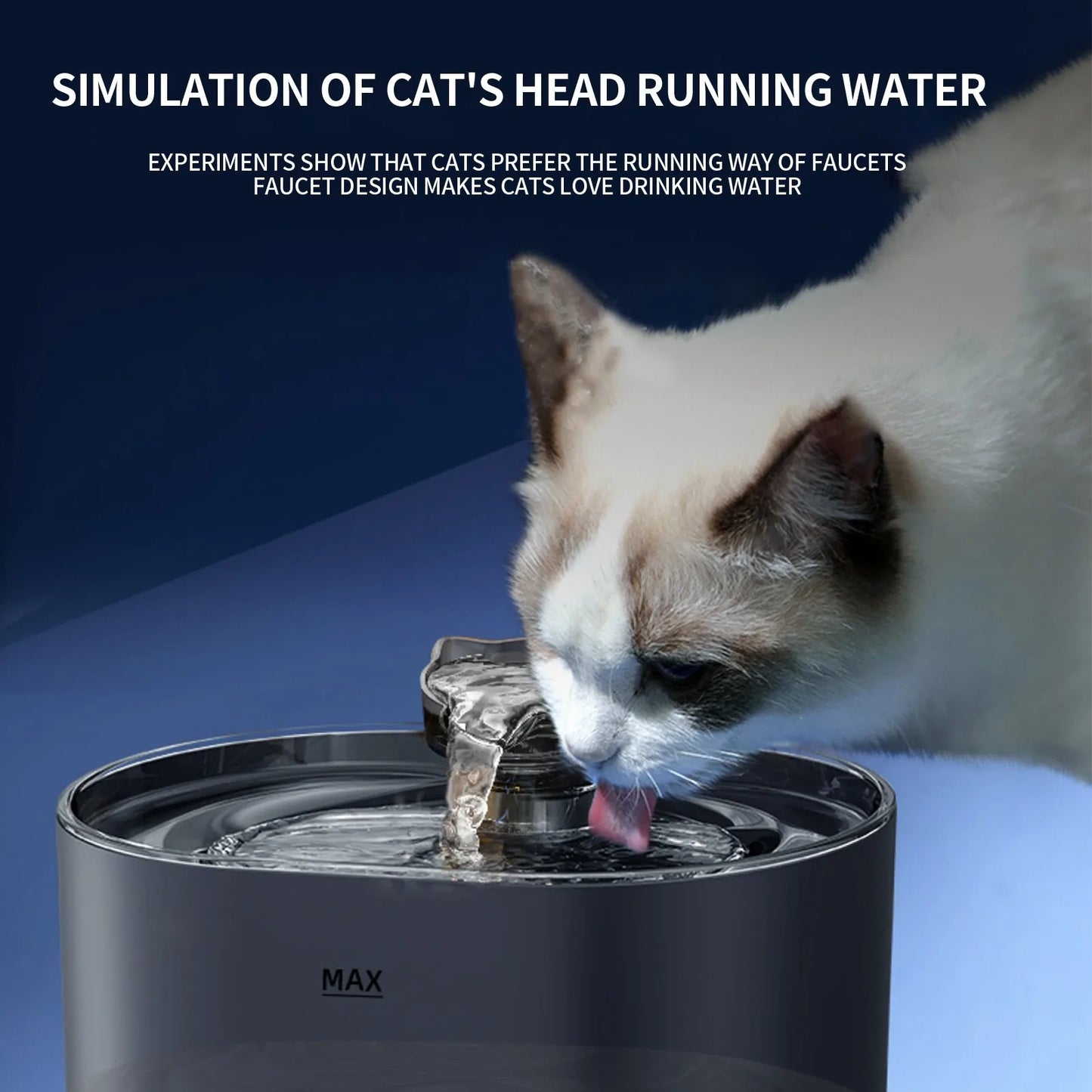 2L Capacity Pet Drinking,Automatic Dog Cat Water Fountain,Intelligent Induction Circulation Filter Silent Pet Water Feeder