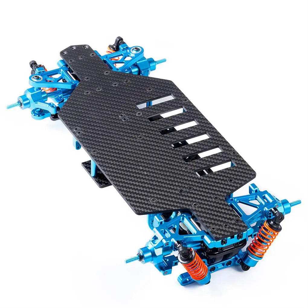 1/10 Carbon fiber Car Frame For 1/10 TT02 Aluminum Alloy / Plastic Chassis Frame  RC Car Part