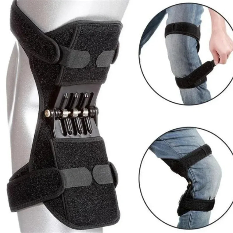 Electric knee bone lifting knee pad, elderly walking support, protection, fixed booster, breathable bounce, spring, new