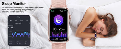 vernee Multifunction Smart Watch Men Women Smartwatches Fitness Bracelet Sleep Monitor Waterproof T31 Smartwatch