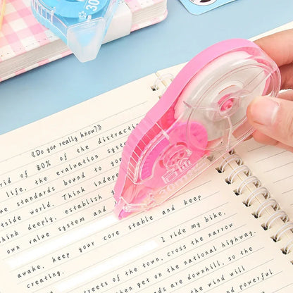 Mini White Correction Tape Multi-style Large Capacity Student Kawaii Error Correction Erasers Student School Stationery Supplies