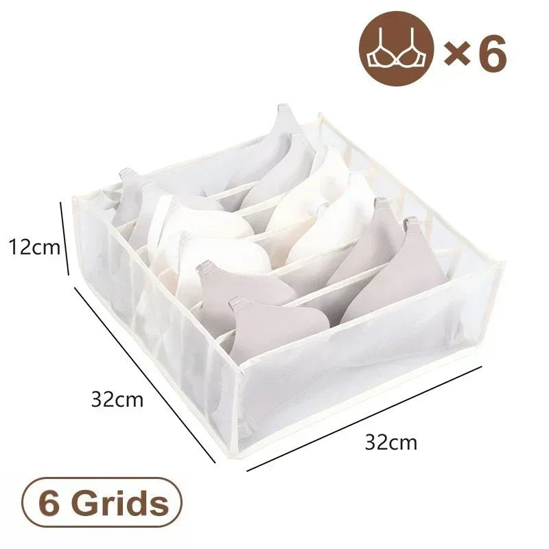 Closet Organizer Underwear Organizer for Wardrobe Clothes Organizers Cabinets Drawer Organizers Bra Socks Storage Organizer Box
