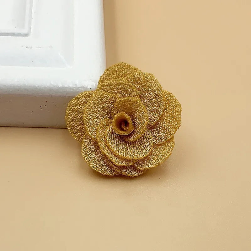 2.5CM Small Flower Clothing Headwear Accessories Three-dimensional Flower Handmade DIY Hair Accessories Accessories