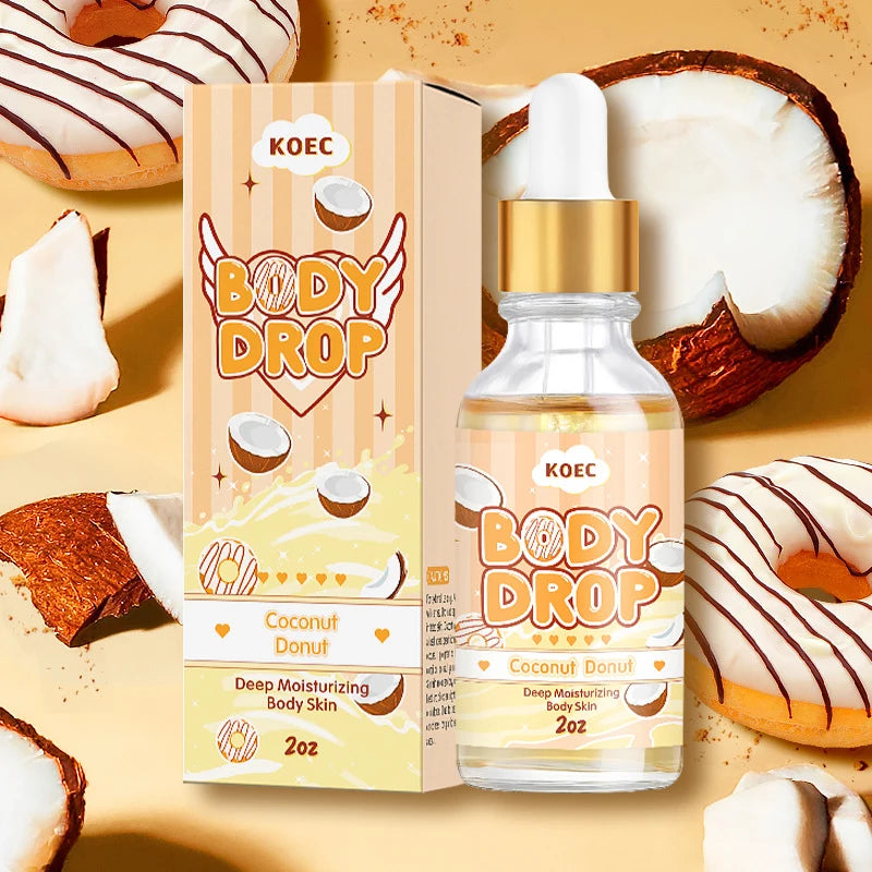 Koec Cocount 3 Counts Body Care Set-body Scrub+body Juice Oil+body Milk Mist Moisturizing Body Care Scrub Whitening Body Lotion