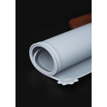 Food Grade Silicone Bowl Mats, Non - slip Food Pan Mat With Border, Waterproof Silicone Pet Placemat, Pet Feeders