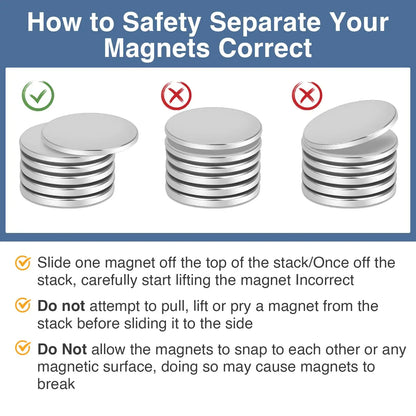 20x1mm Refrigerator Magnets, Whiteboard Magnets, Arts and Crafts Magnets, Small Magnets, Mini Magnets, Office Magnets