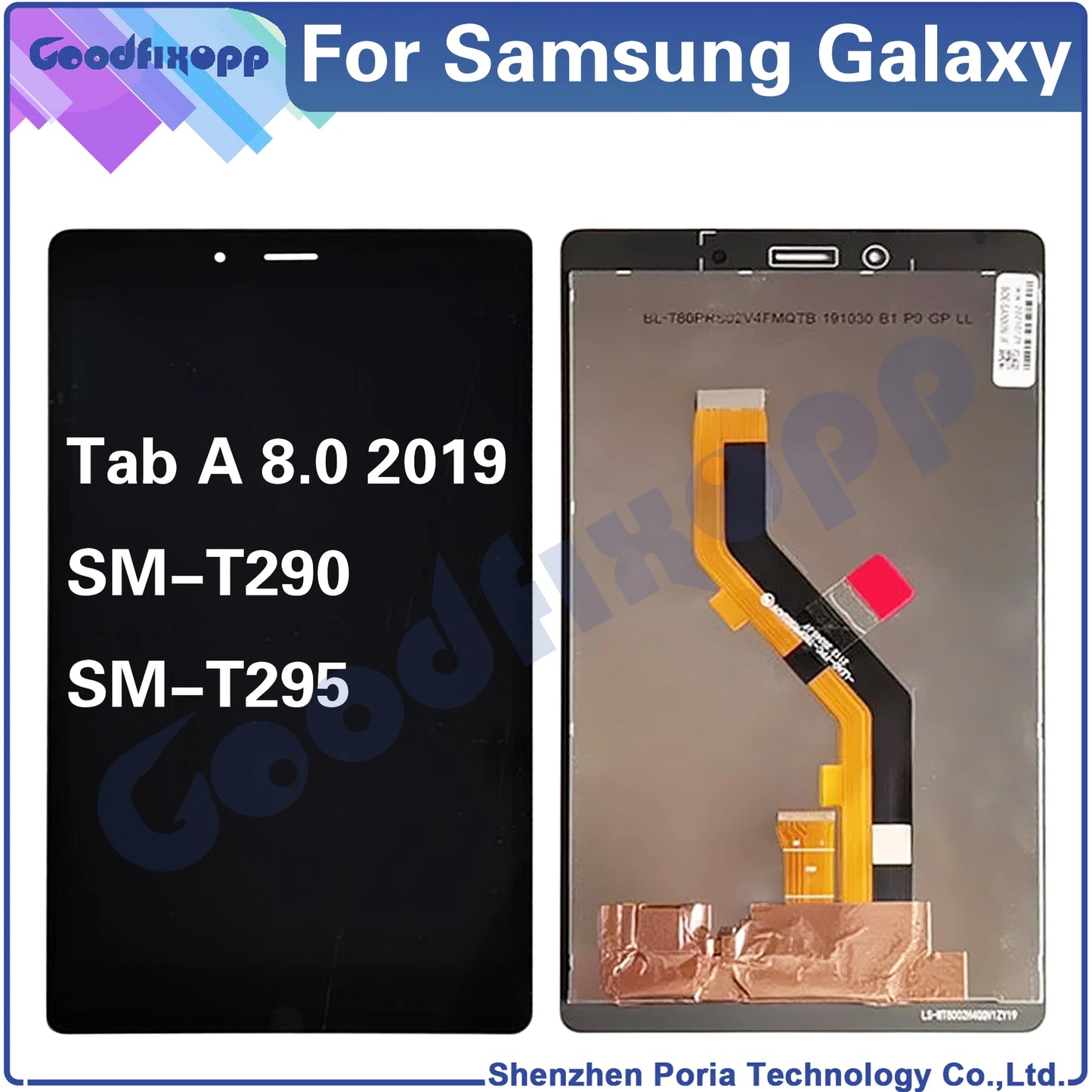 Tablet LCD For Galaxy Tab A 8.0 2019 T290 T295 SM-T290 SM-T295 LCD Display with Touch Screen Digitizer Replace Screen