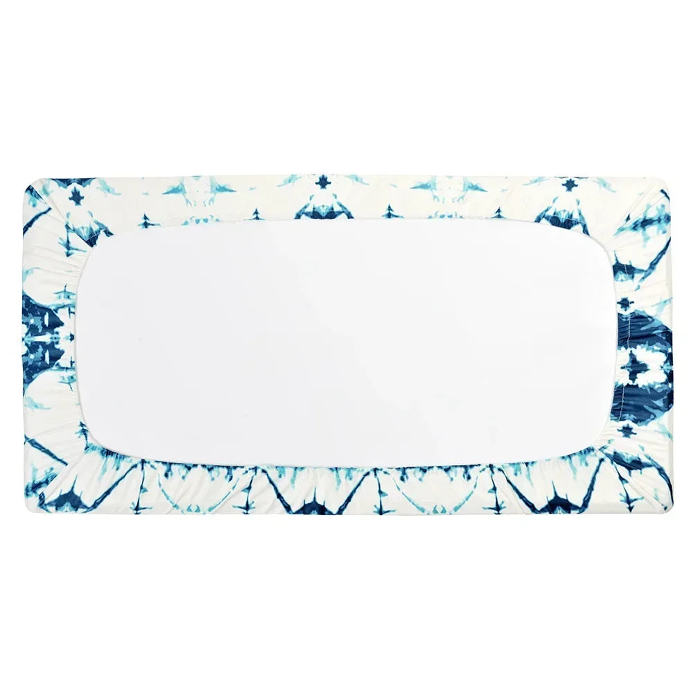 Newborn Change Table Covers Baby Diaper Changing Pad Cover Printing Design Breathable Soft Reusable Diaper Changing Mat Cover