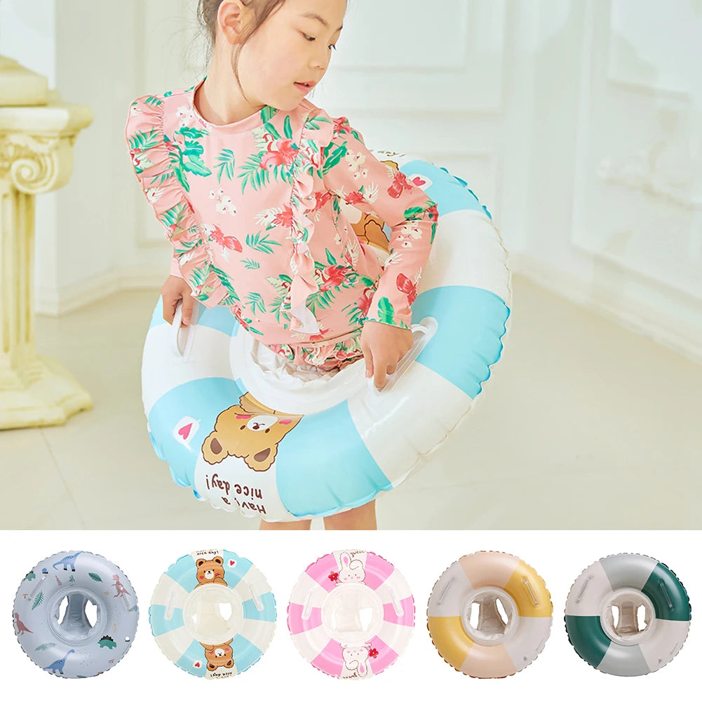 Children's Inflatable Swimming Floating Mat Inflatable Swimming Ring Pool Mat Air Mattresses Lifebelt Swimming Pool Accessories