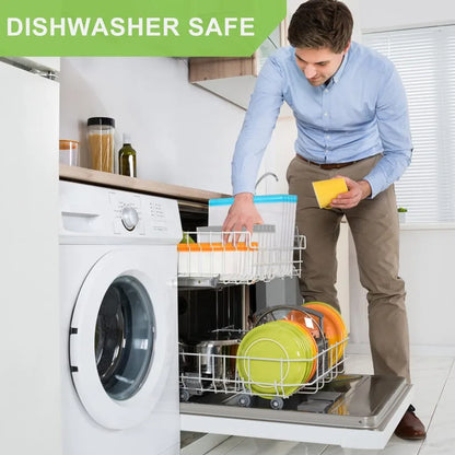 3/5pcs Silicone Food Storage Bag Reusable Up Zip Shut Bag Leakproof Fresh Bag Food Storage Bag Fresh Wrap Ziplock Bag