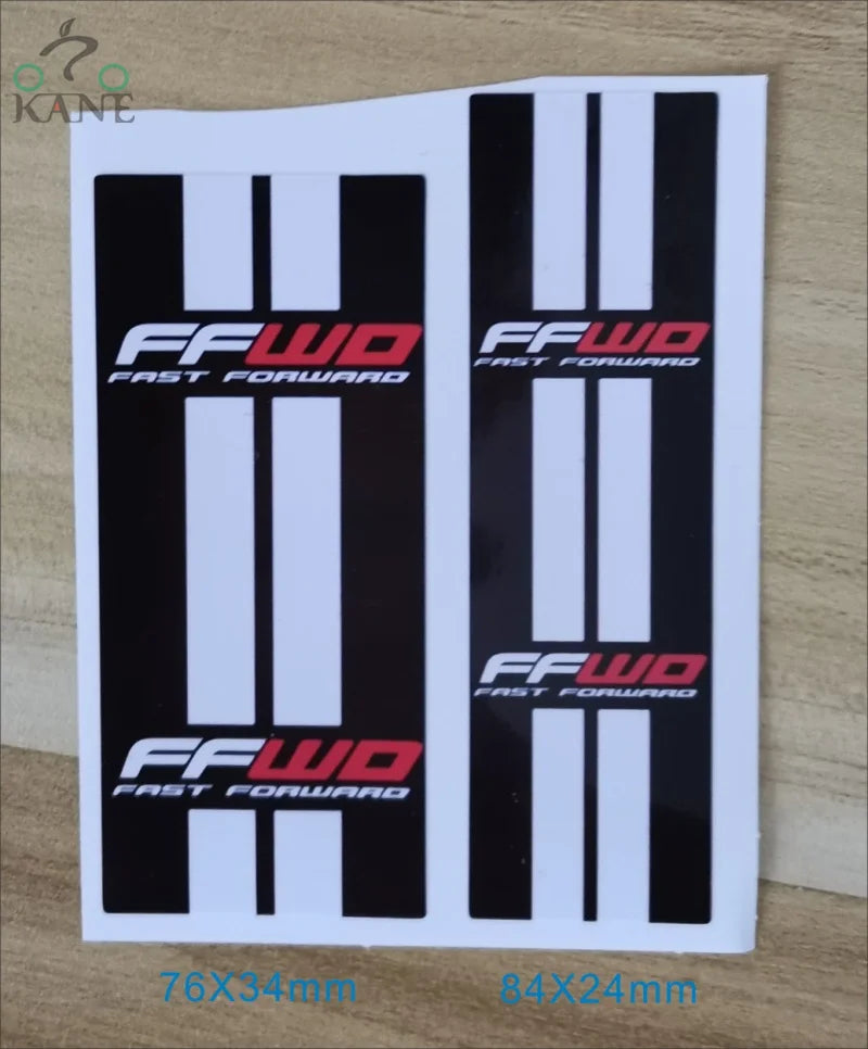 hubs stickers MTB Wheels Hubs Stickers Unreflective Glossy Decoration Front And Rear Hubs Stickers