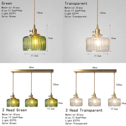 Lamps for Living Room  Room Decor Bedside Light Luxury Creative Restaurant Balcony Porch Glass Pendant Lights Lamp