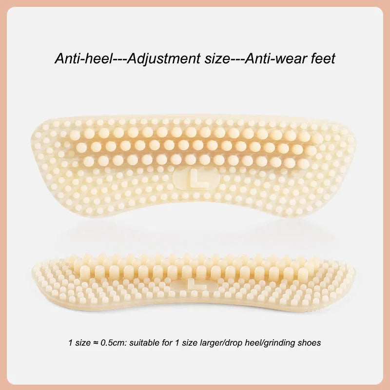 Heel Sticker Heel Protector for Shoes Anti Slip Heel Cushions Non-Slip Heel Inserts Silicone Shoe Backs Foot Care for Women Men