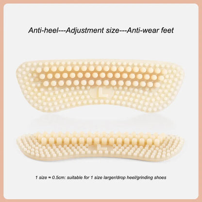 Heel Sticker Heel Protector for Shoes Anti Slip Heel Cushions Non-Slip Heel Inserts Silicone Shoe Backs Foot Care for Women Men