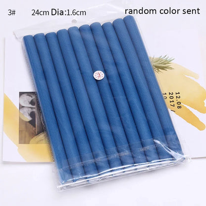 10 Pcs/Set Hair Curler Flexblei Hair Curing Rod Magic Air Hair Roller Curling Sticks Soft Foam Twist Rods Hairs DIY Styling Tool